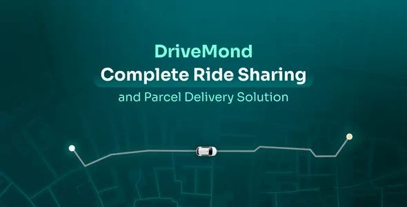 DriveMond - Ride Sharing & Parcel Delivery Solution [Agency Plus Pack] - V2.1